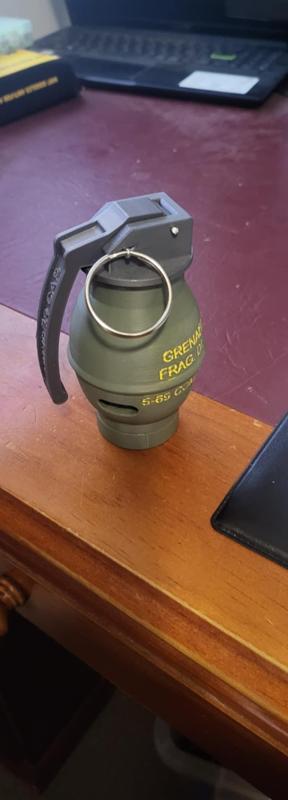 Airsoft Flashbang Grenade Impact Cap Gun Ring M84 Flashbang Sound Grenade "M26 Frag 8 Ring Cap Grenade"