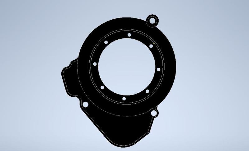 ignition cover derbi euro2 (flywheel cover)
