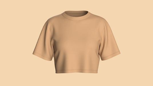 Girls Cropped Tops  | Marvelous / Clo3d / obj / fbx