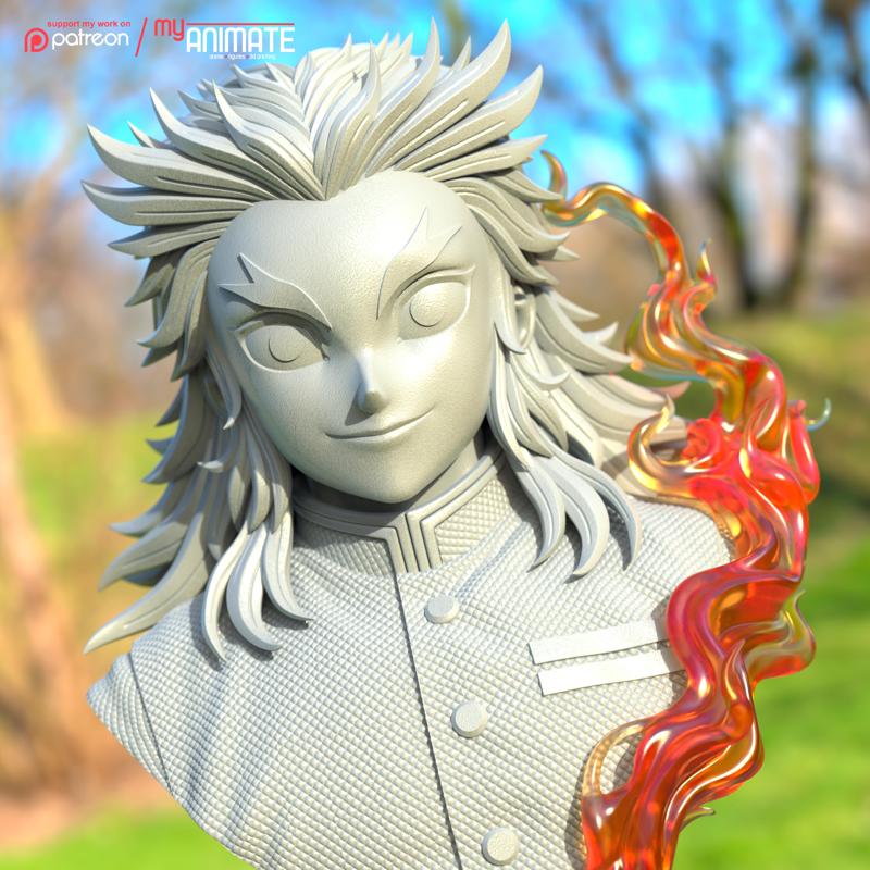 RENGOKU BUST - 3D PRINTABLE FIGURE