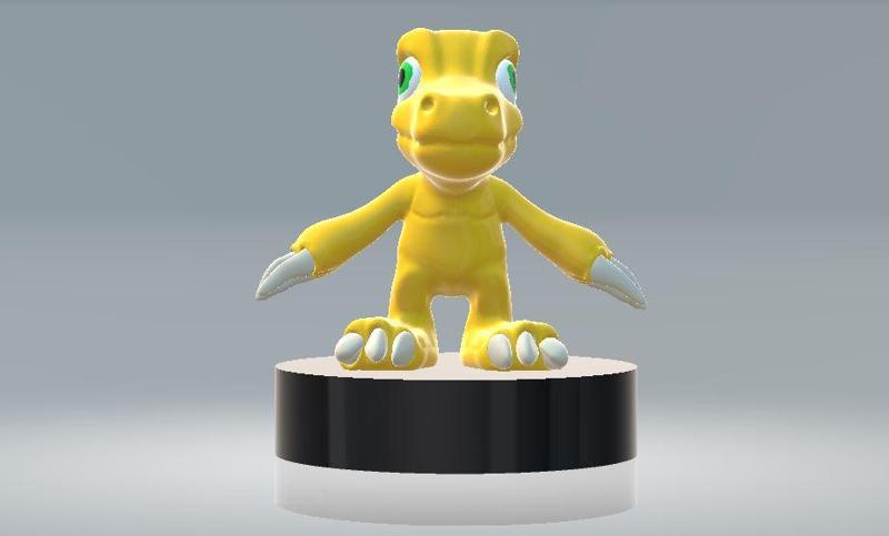 BABY DRAGON TOY 3D PRINTABLE MODEL
