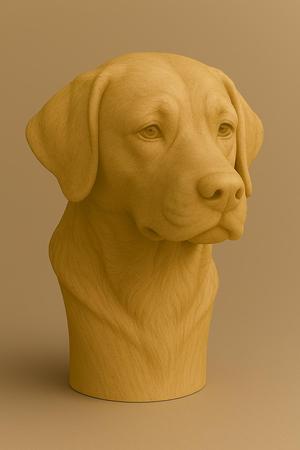 Dog Bust – 3D Printable Model