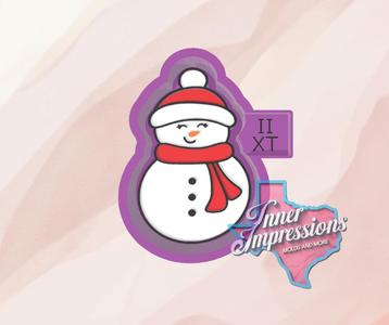 Snowman Freshie Mold