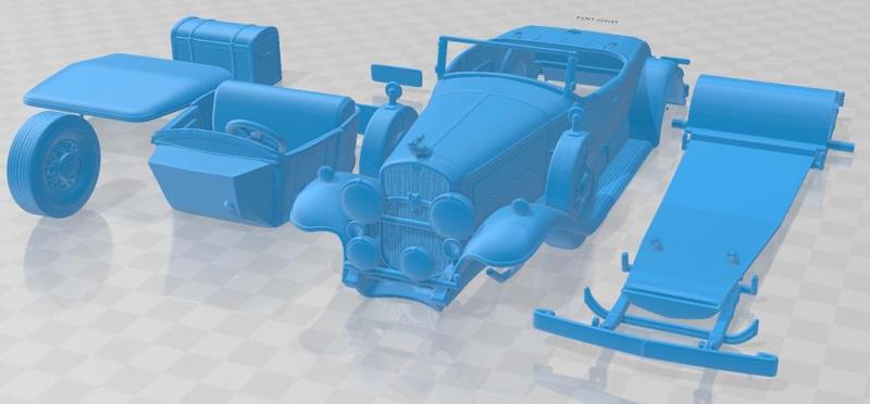 Cadillac V16 Roadster 1930 Printable Car