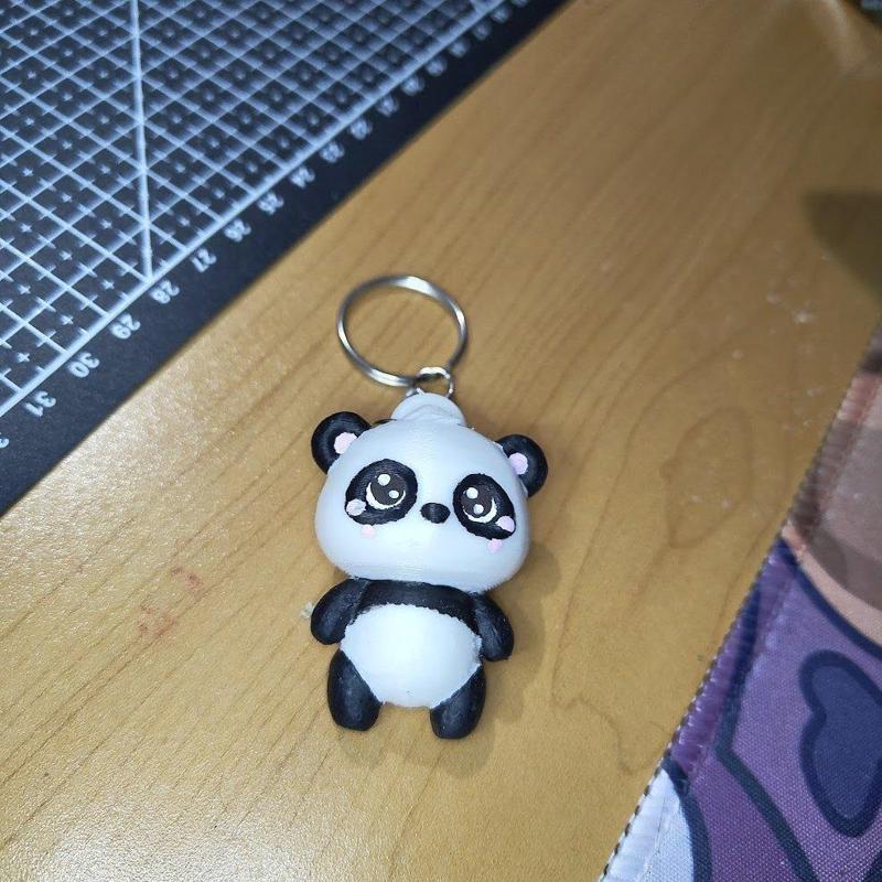 Panda keychain easy