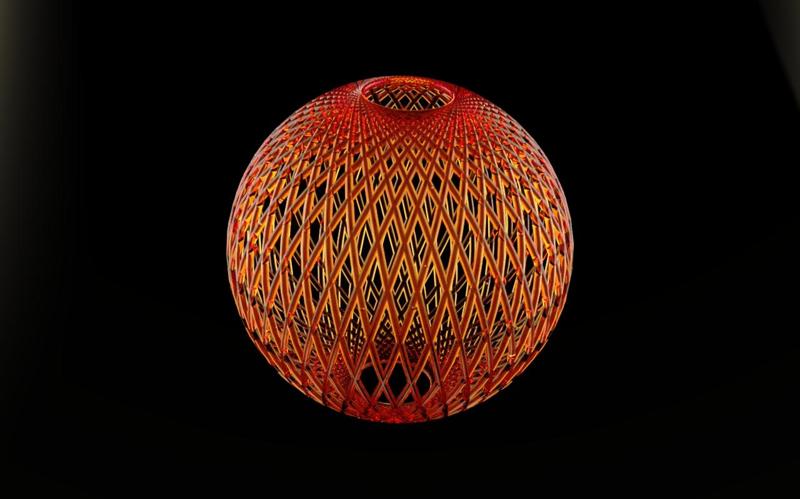 Pattern Sphere : 3d printable for home decor