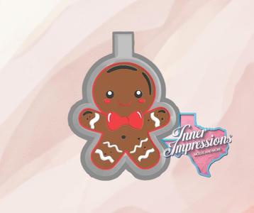 Gingerbread Man Freshie Mold