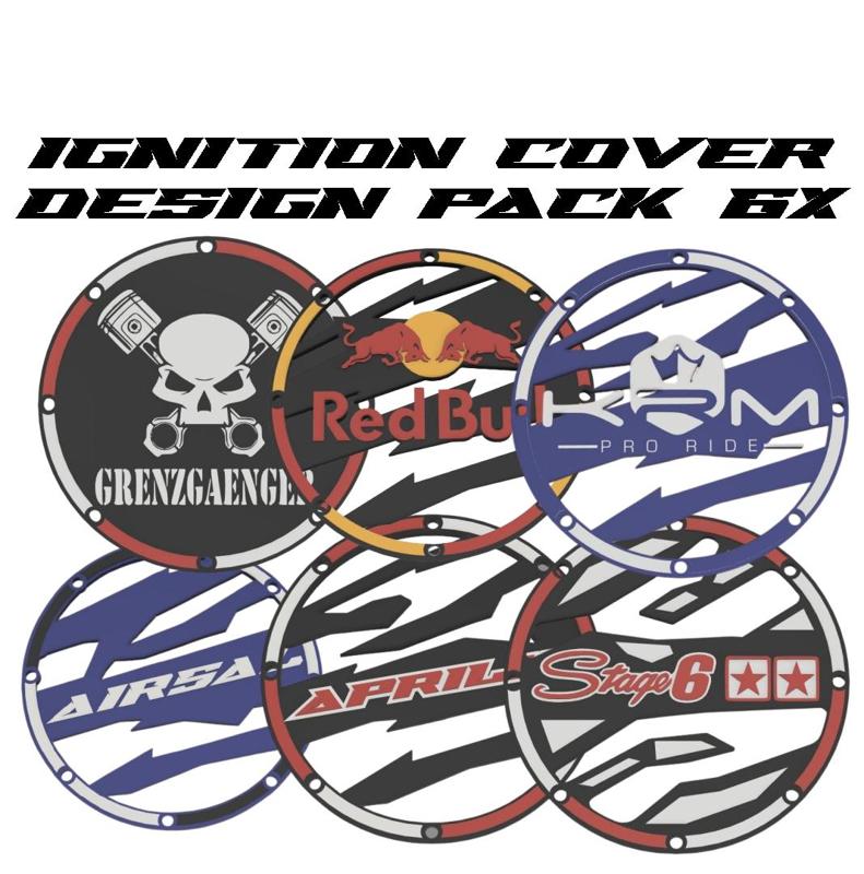 Ignition cover design pack for derbi euro 3