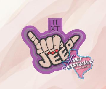 Jeep Hand Freshie Mold