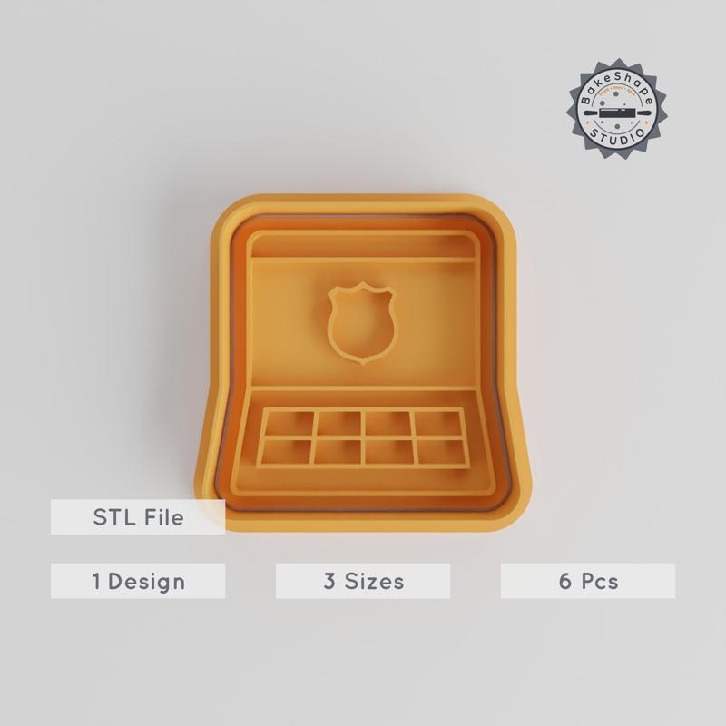 School Portal Shape Cutter & Stamp, Cookie & Fondant Perfect, 6-Piece Set, 3 Sizes