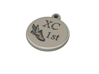 1st Place Cross Country Medal