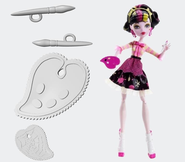 Draculaura, Art Class, Monster High.