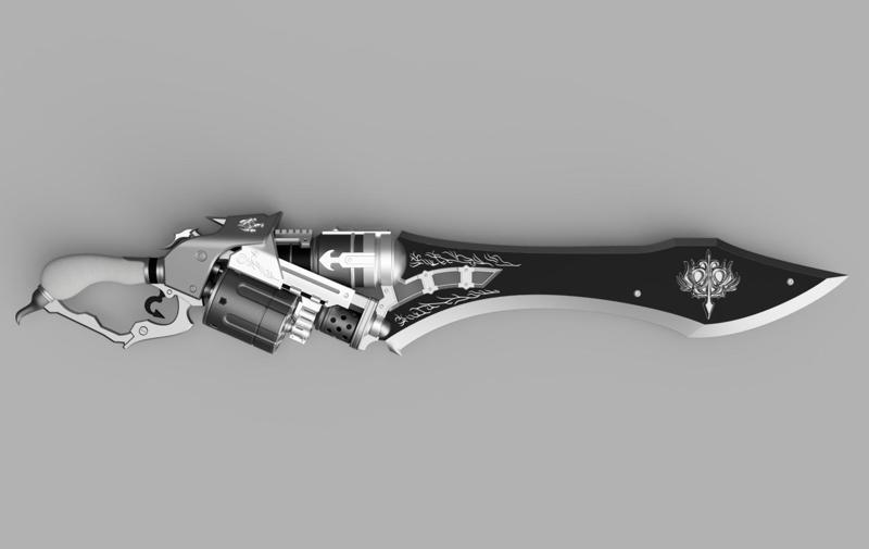 FFXIV CROWNSBLADE Gunbreaker GunBlade