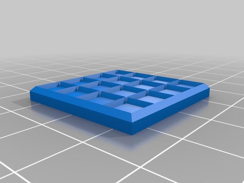 1/4-inch Grid Tile Pattern (Roller & Stamp)