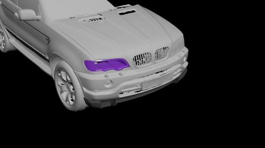 BMW E53 Headlight deleted air vent 1/1