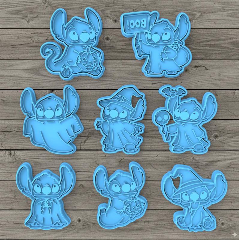 STITCH COOKIE CUTTER HALLOWEEN SET1