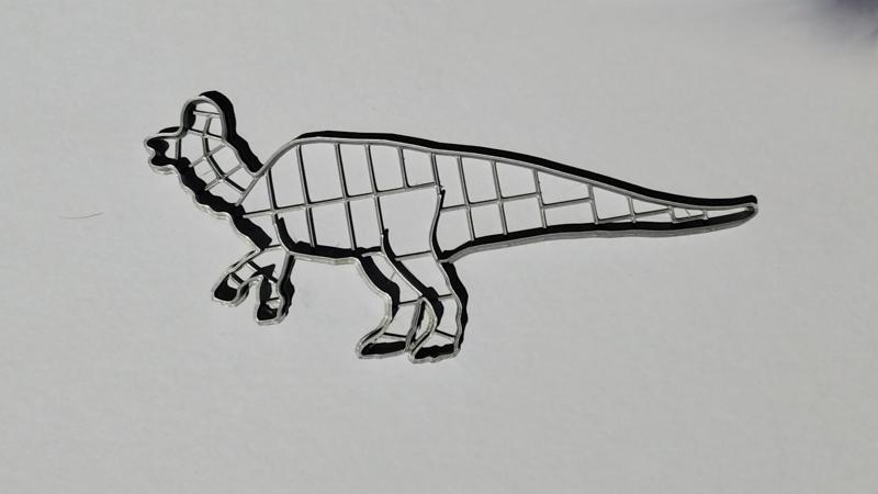 Coritosaurus Cookie Cutter