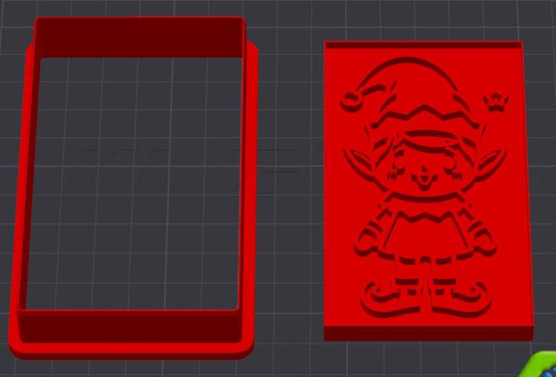 Kawaii Elf Cookie Cutter / Kawaii Elf Cookie Cutter
