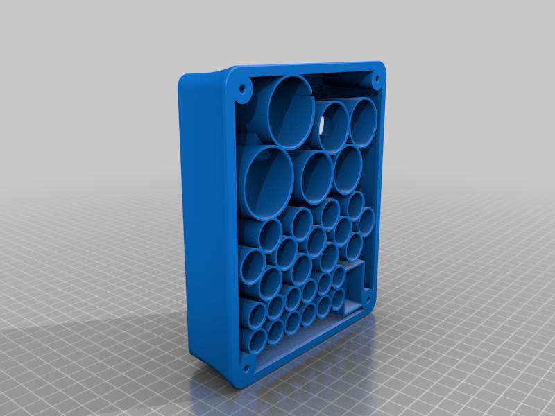 Keep all your batteries in one place and stay organized before the lights go out. This will keep 32 batteries and 40 volts handy right at your fingertips.