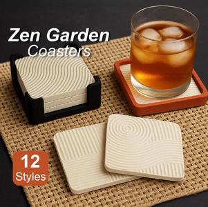 Zen Garden Coasters - 12 Styles