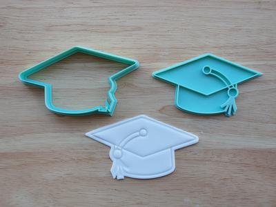 Graduation Cap Cookie Cutter 5cm