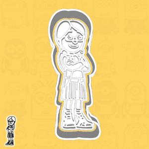 Minions / Despicable Me cookie cutters - Margo Gru (style 1)