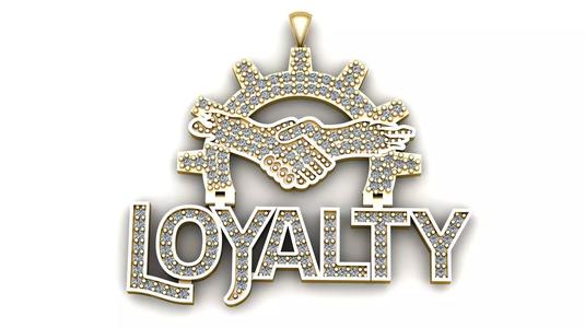 loyalty alphabet 3d printable model