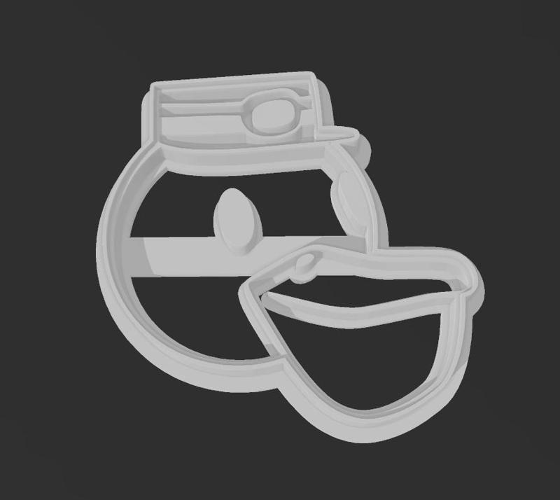 Animal Crossing cookie cutter - Pete