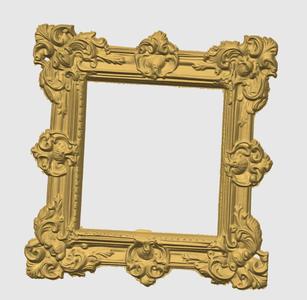 Decorative Picture Frame 05 - Modern Design for 3D Printing