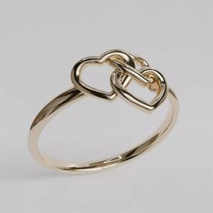 intertwined hearts ring