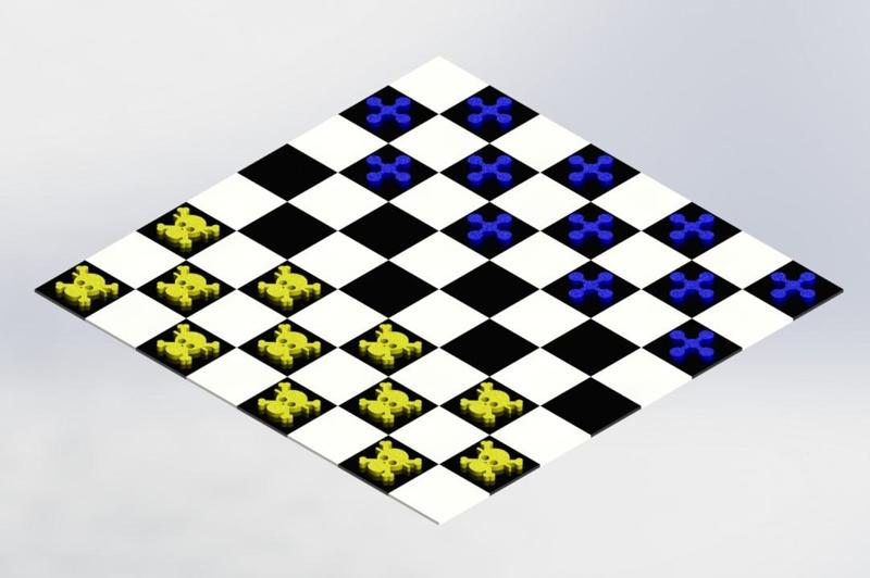 Straw Hats x World Government Checkers/Draughts Pieces