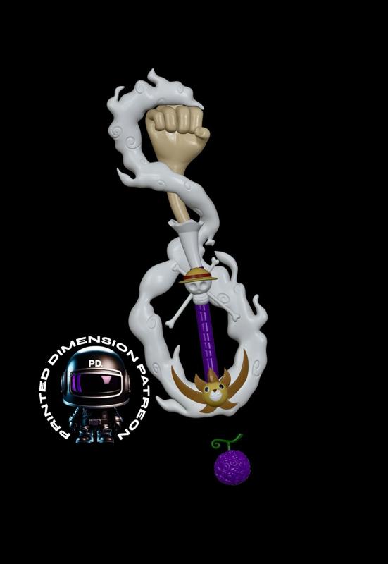One Piece Gear 5 Concept Keyblade