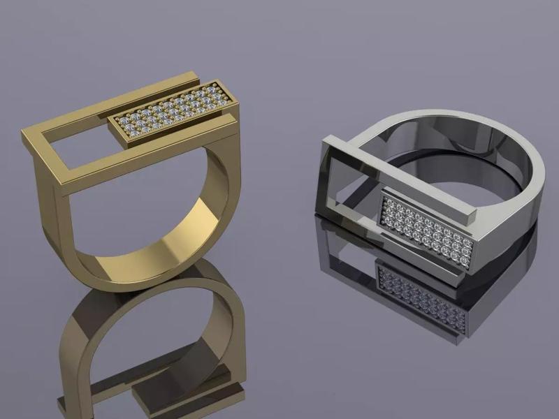 Jewelry Ring Gold Mk-087