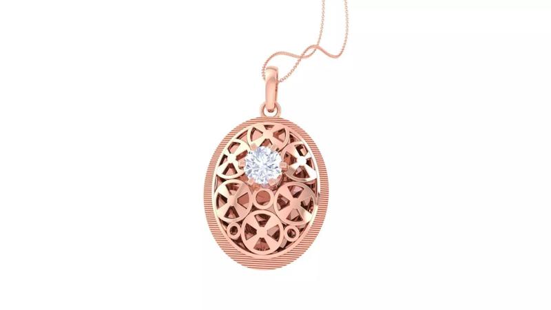 Ultra Vision wire mesh  solitaire diamond  pendant 3dm stl