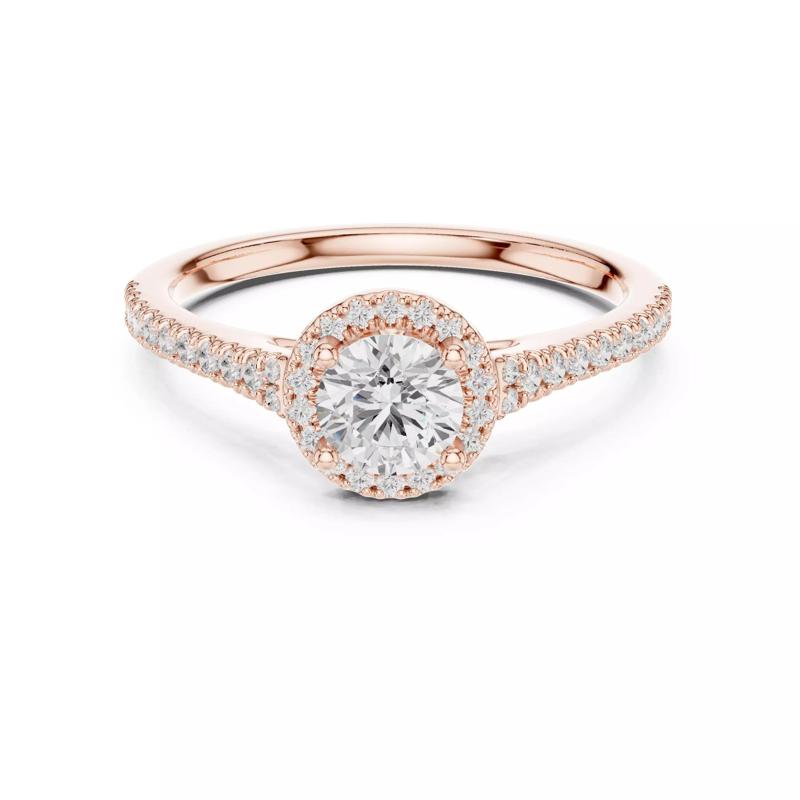 Round Cut Diamond Engagement Wedding Ring 3DM STL Video