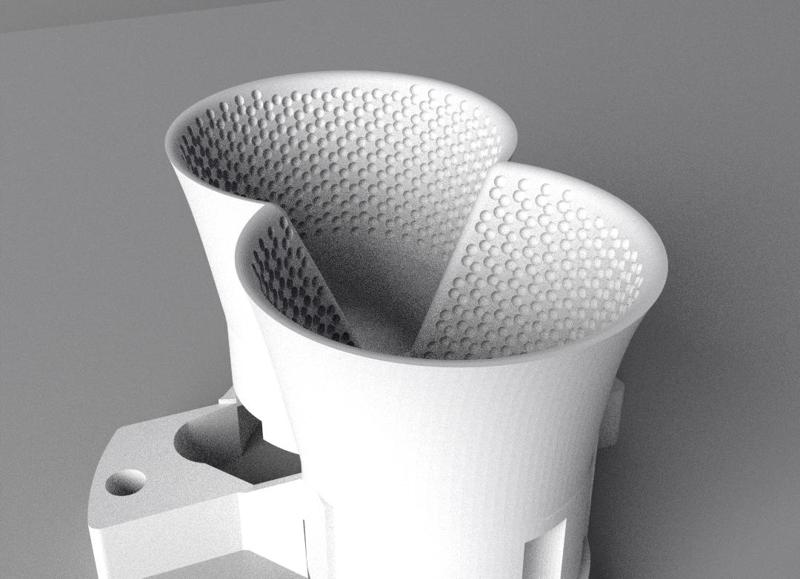 Carburetor trumpets TLDE 32-34 70mm