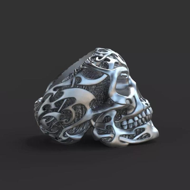 Scull biker ring NEW