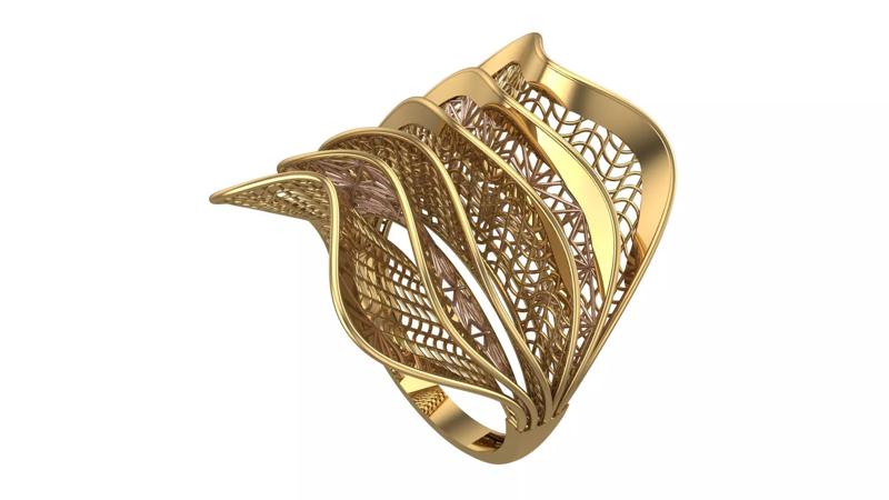 SEA WAVE RING COLLECTION-RA06-