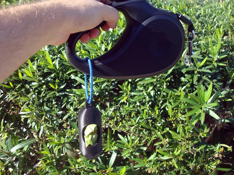 Dog Waste Poop Bag Leash Dispenser
