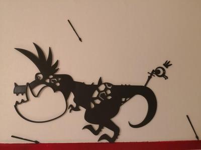 Patapon boss Dodonga decorative wall figure