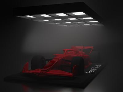 Ferrari SF-25 Layered Sculpture