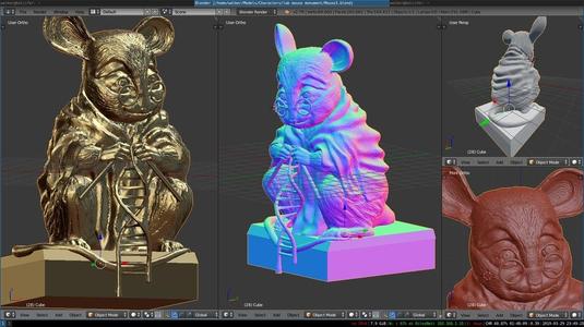 Mouse Statue - Monument to Lab-Mice