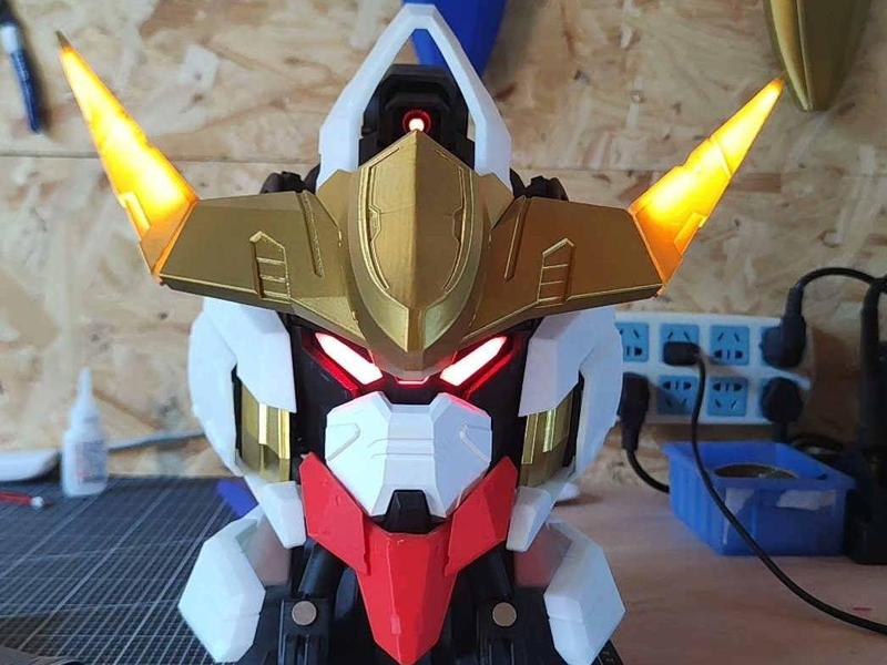 【Ready to Print】Barbatos Gundam Bust/Gundam PC Case - Skeleton【AMS-Free】