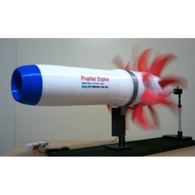 Propfan Engine, Pusher Type using with Planetary Gearbox