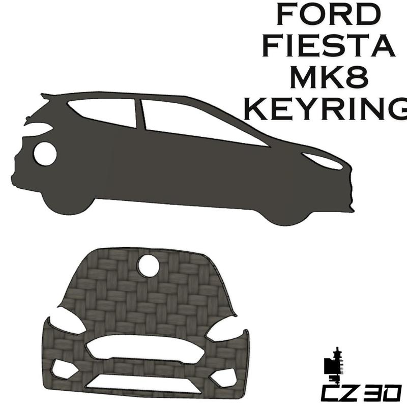 Ford Fiesta MK8 keychain