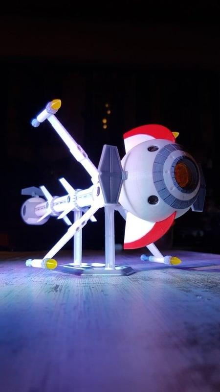 Comet - Captain Future - modified parts