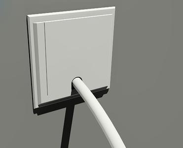 Power cord wall cover