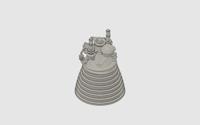 Saturn V Rocket - Third Stage J2 Engine