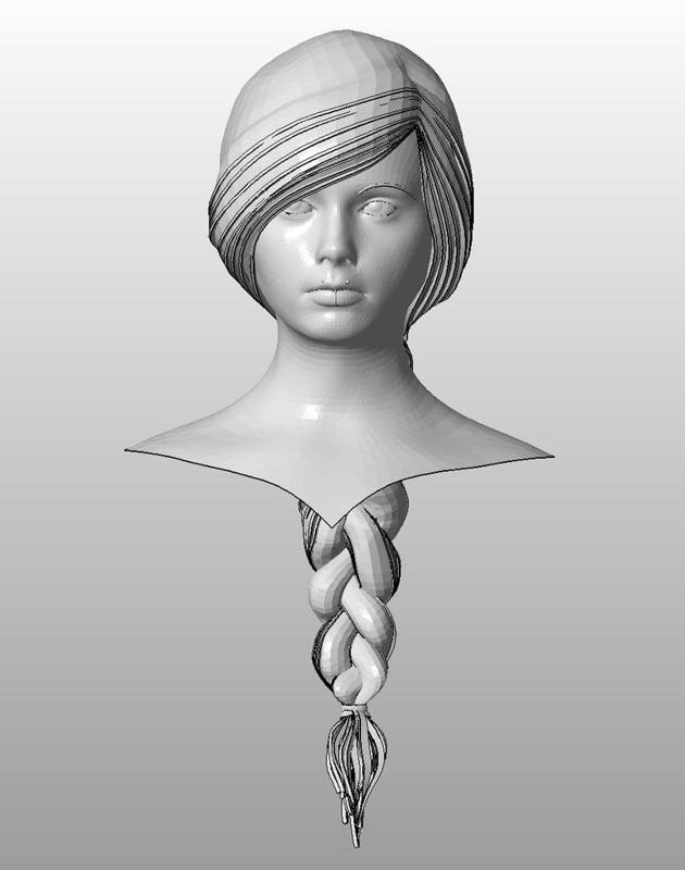 Makehuman bust female
