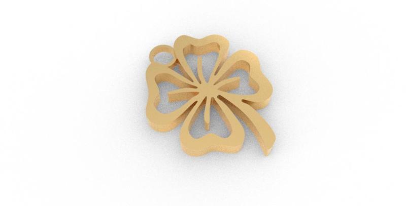 FOUR-LEAF CLOVER PENDANT
